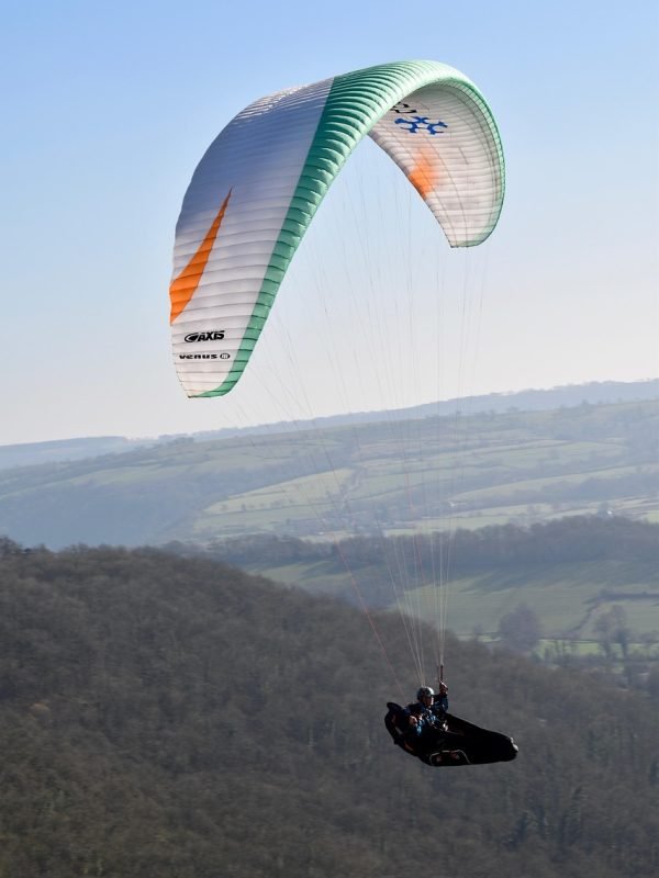 paragliding, paraglider, fifth wheel, cocoon paragliding, wind, free flight, aircraft, leisure, blue sky, sport, hobbies
